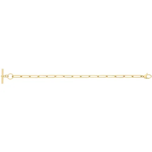 9Ct Yellow Gold Hollow Bracelet 4.5g